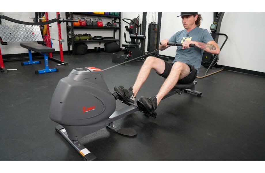 target belly fat with a rowing machine