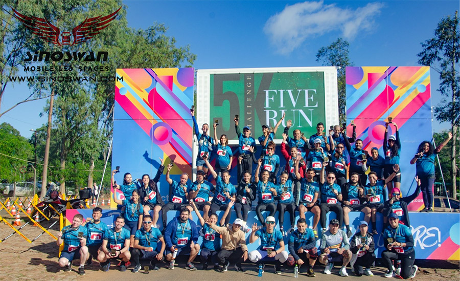 Paraguay SR40 Sports Events：How the SINOSWAN SR40 Mobile LED stage Roadshow  Truck Transformed a Major Sports Event in Paraguay into a Visual Spectacle- Sinoswan