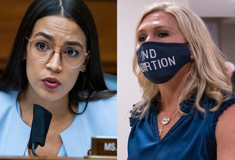 Alexandria Ocasio-Cortez i Marjorie Taylor Green