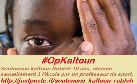 Kaltoun Robleh 16 ans, abusée sexuellement à l'école, doublement victime d'abus sexuels et de l’injustice du système judiciaire avec la complicité indigne du ministre de l’éducation M. Djama. Il est temps de briser le silence sur l’exploitation et les abus sexuels en milieu scolaire.