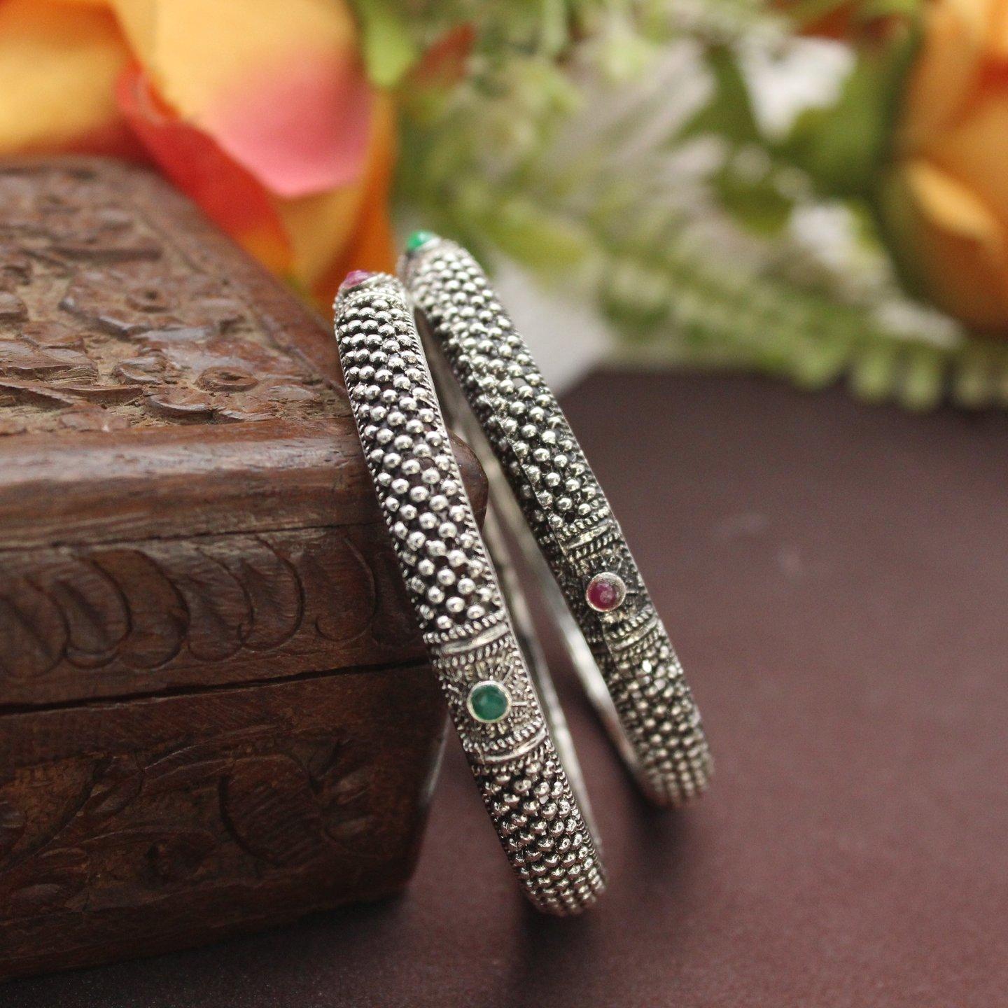 stylish oxidized bangles from NBN