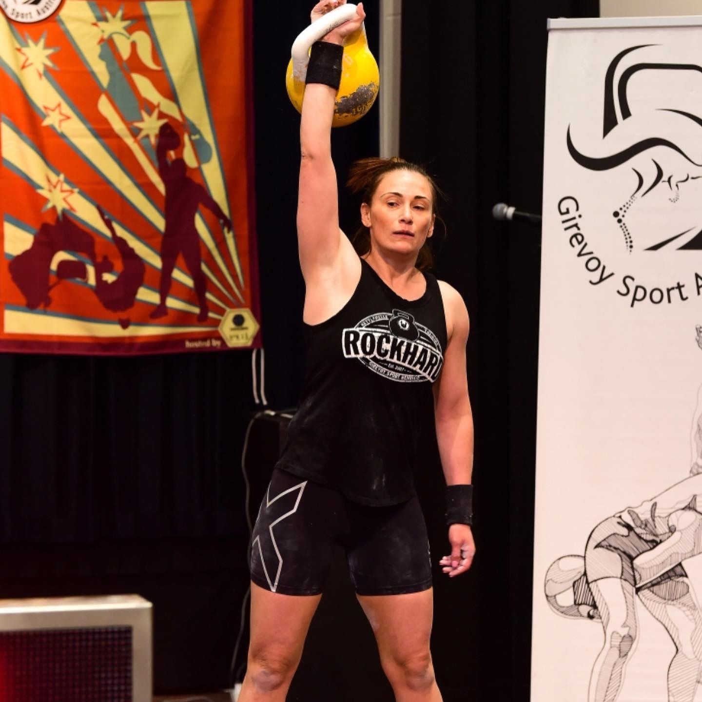 Congratulations to Melanie Harris for winning Gold in Snatch at the GSAA…