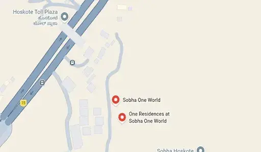 Sobha One World Location Map