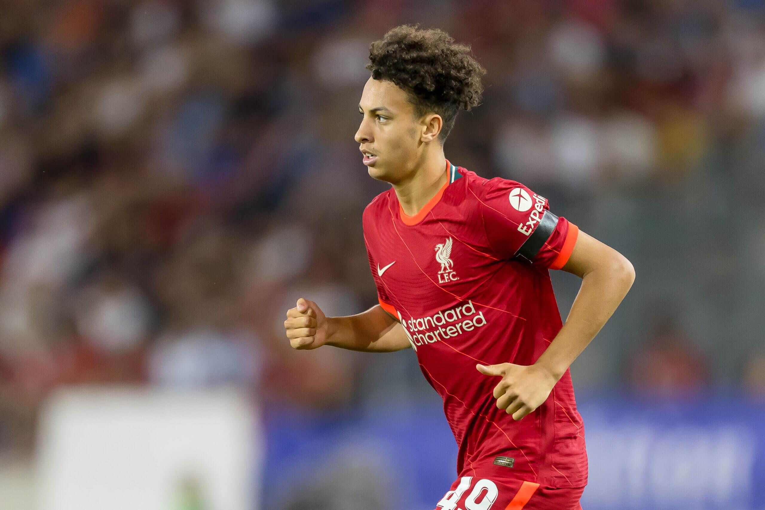 Kaide Gordon could make his debut against Norwich for Liverpool