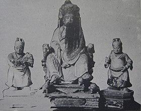 明寧靖王朱術桂神像
