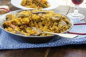 Resultado de imagem para arroz a valenciana prato