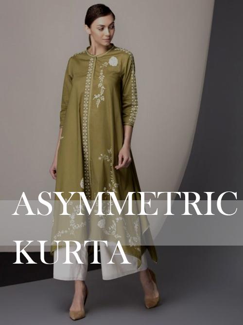 Asymmetric Kurta with Palazzo