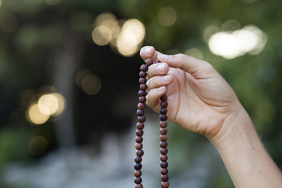 Meditating With Mala Beads