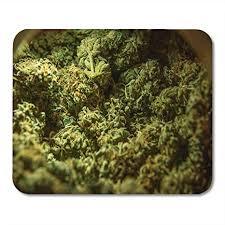 Yanteng Mouse Pads Mouse Pads Green Weed Cannabis Marijuana Sativa ...