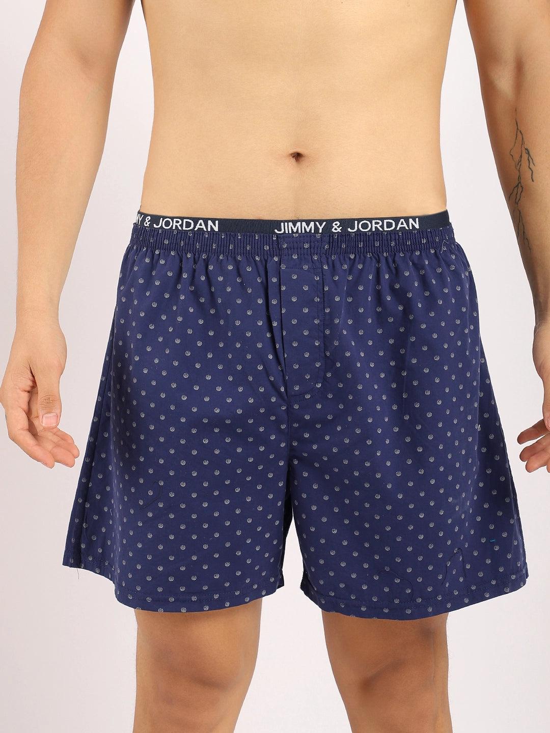 Wild Flower Navy Blue Boxer