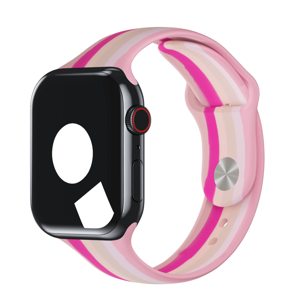 The iStrap Pink Hero Sport band, designed for active lifestyles, offer a comfortable and durable fit. These stylish Apple Watch bands are perfect for workouts, providing a secure and sweat-resistant option for Apple Watch users.