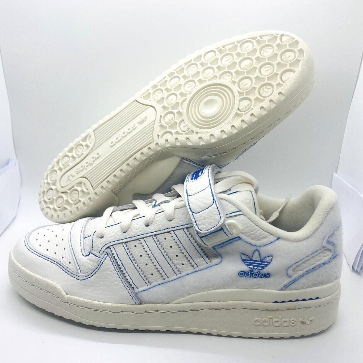 Adidas Forum Low Men`s Shoes Creators Club Sneakers Blue White Black GX1018  | 692740306469 - Adidas shoes Forum Low - White | SporTipTop