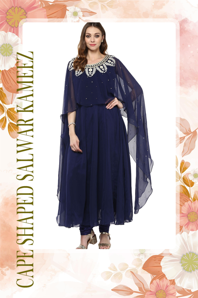 Cape Shaped salwar kameez