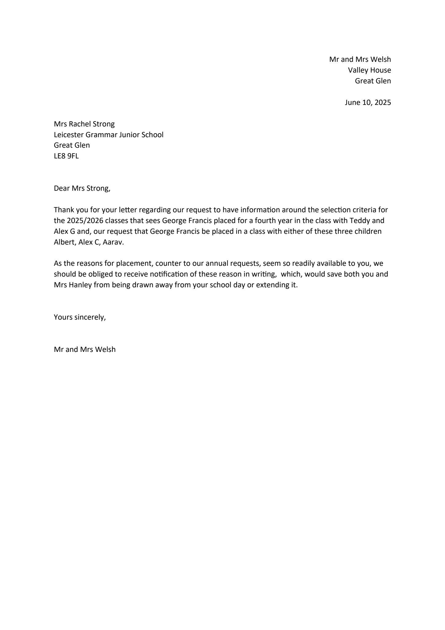 45818 10-06-25 to RStrong re G-F with Alex Grigg again