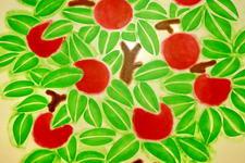 pomalowane jabłka