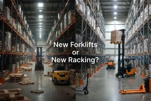 Trucks vs Racks: What Does Your Warehouse Really Need?