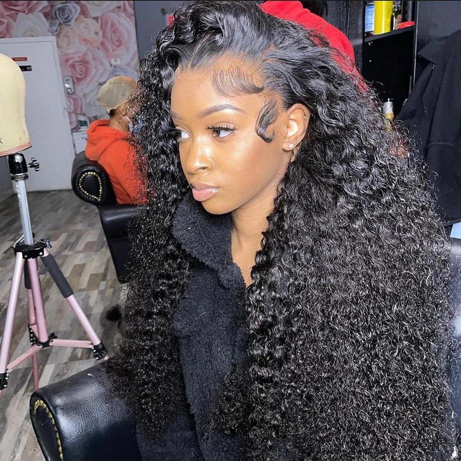 Nadine 13x6 Water Wave Lace Front Wig 360 Full Lace Front Human Hair Wigs  For Black Women 30 40 Inch HD Wet And Wavy Frontal Wig - AliExpress