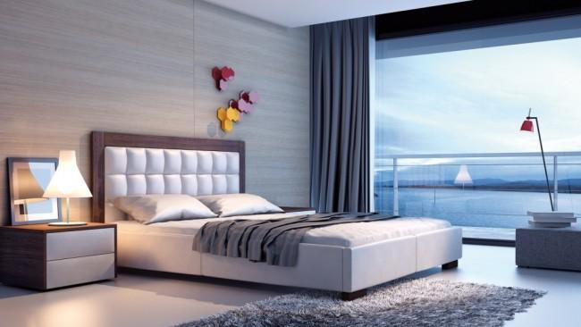 Łóżko tapicerowane Azurro od NewDesign