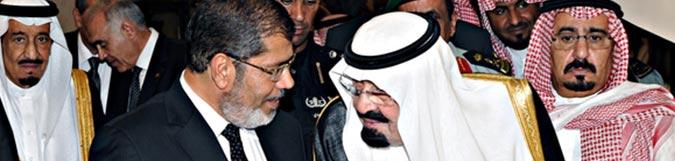 مرسي-وملك-السعودية