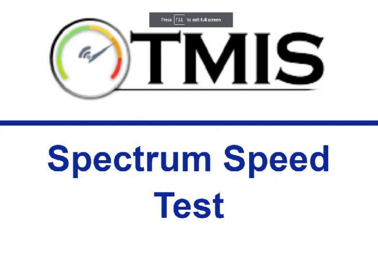 Spectrum Speed Test