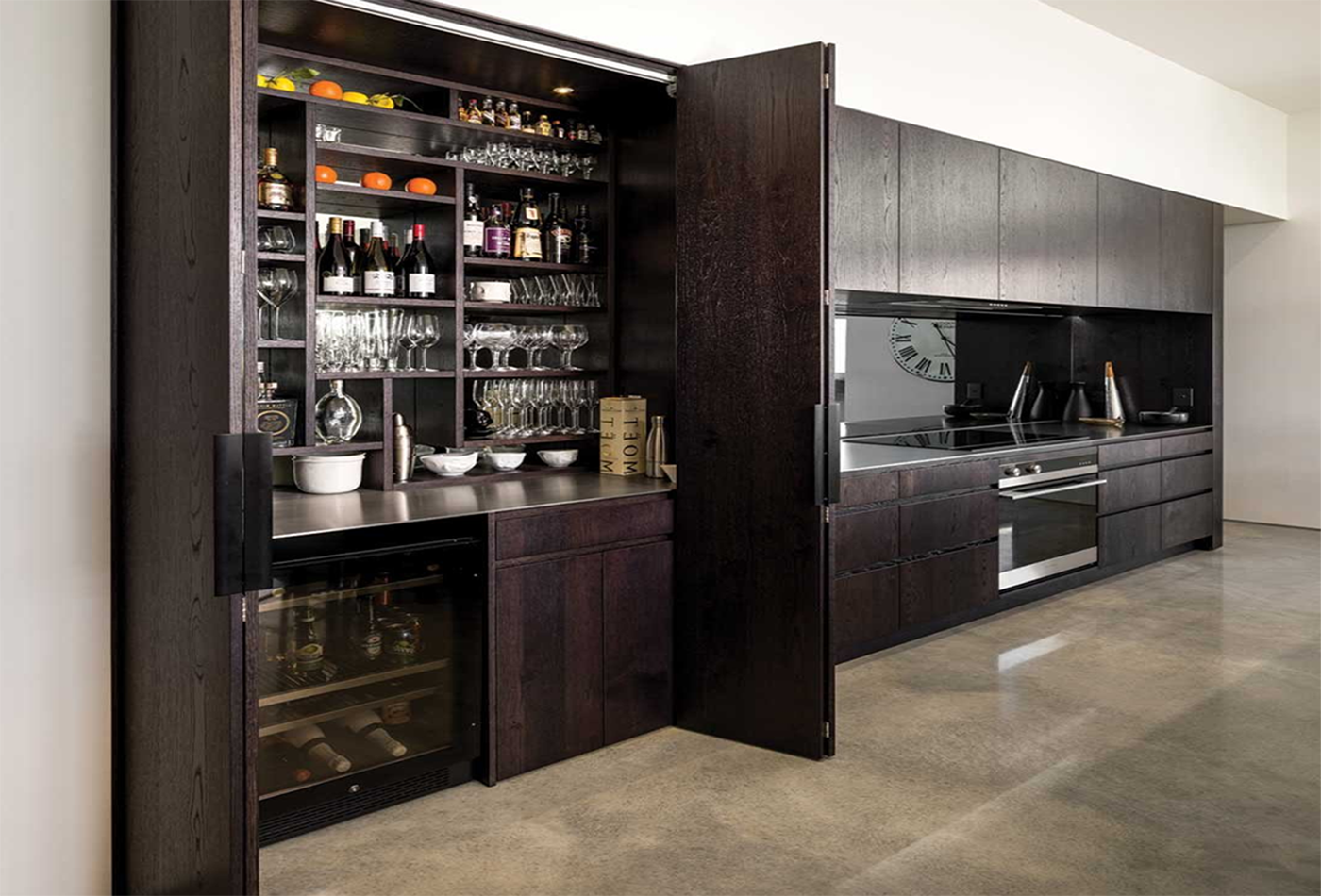 hidden home bar