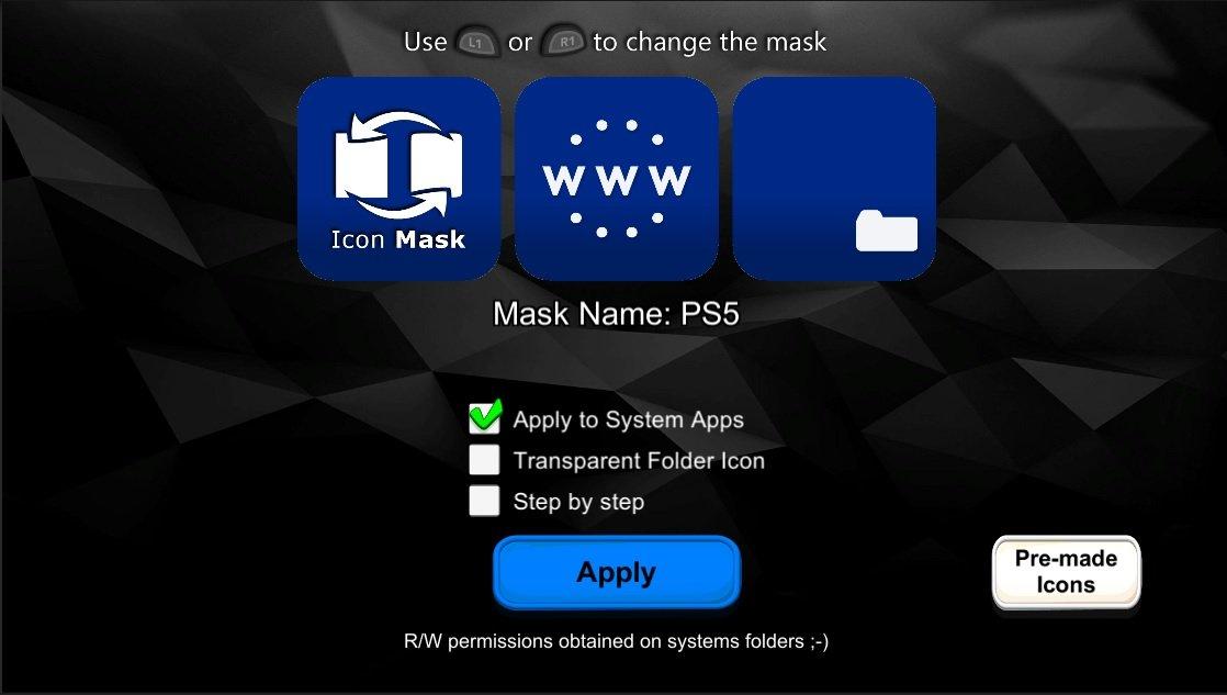 PS4 Release: Icon Mask 1.07 by Lapy - Wololo.net