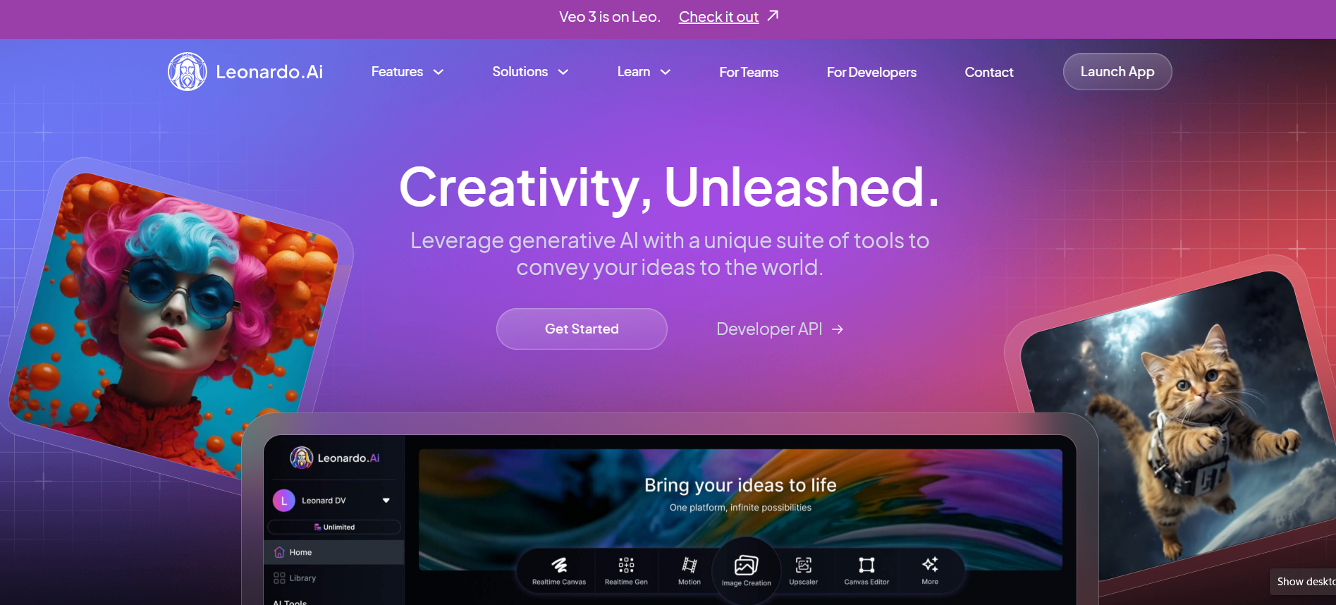 Leonardo.AI؛ استودیوی حرفه‌ای طراحی دیجیتال