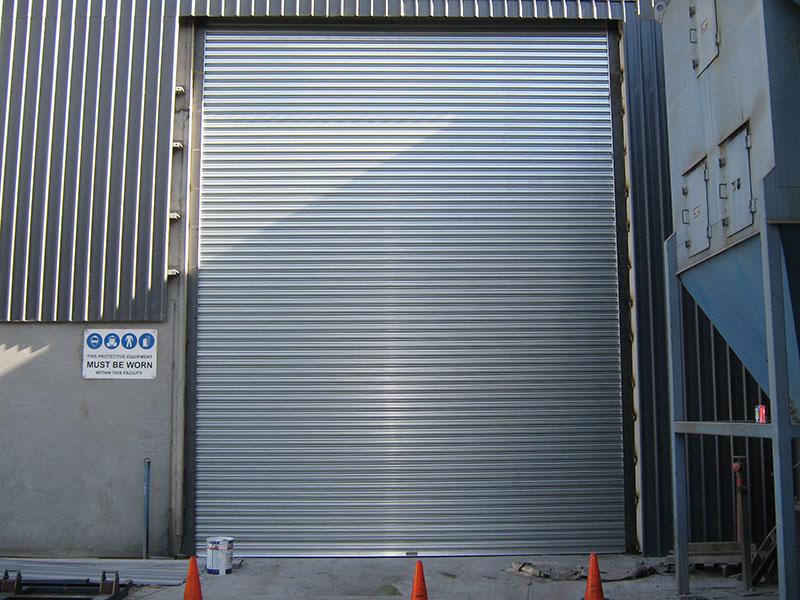 Steel roller shutters