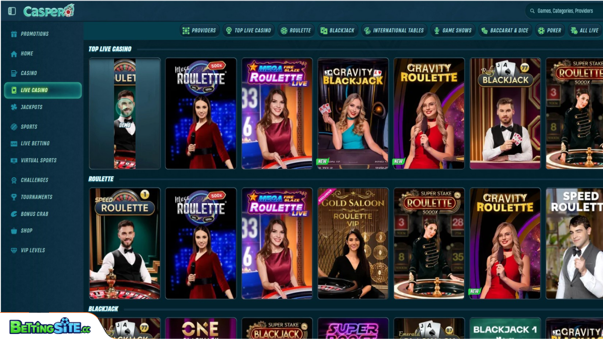 Die besten Slots im Caspero Casino entdecken