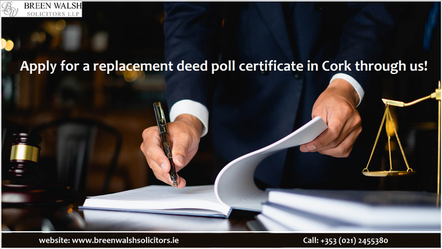replacement-deed-poll-certificate-in-Cork