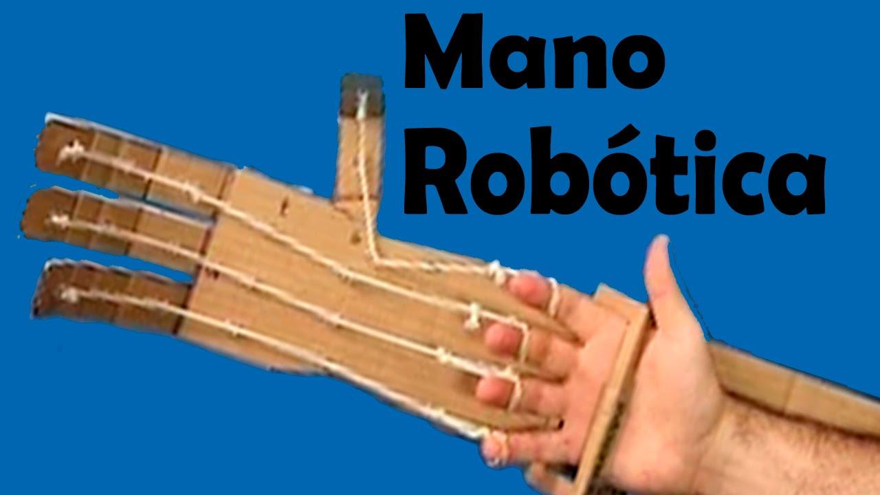 Resultado de imagen de mano robotica con carton y hilo