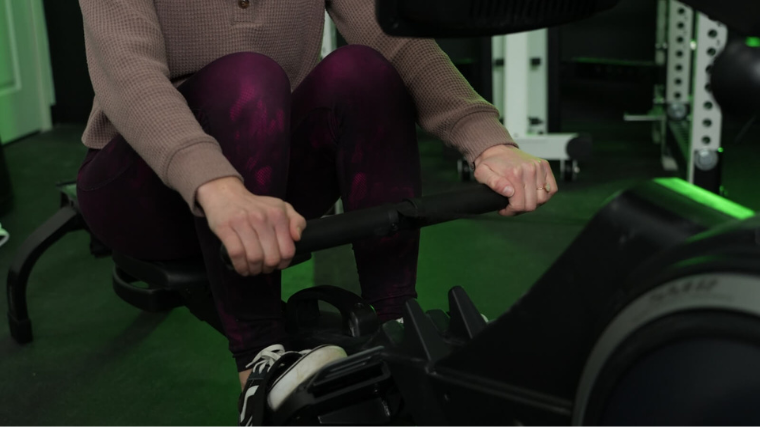 tone muscles with rowing