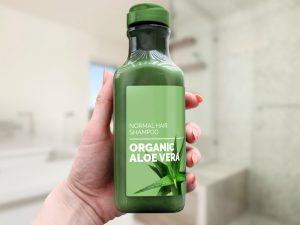 Free Shampoo Bottle Mockup