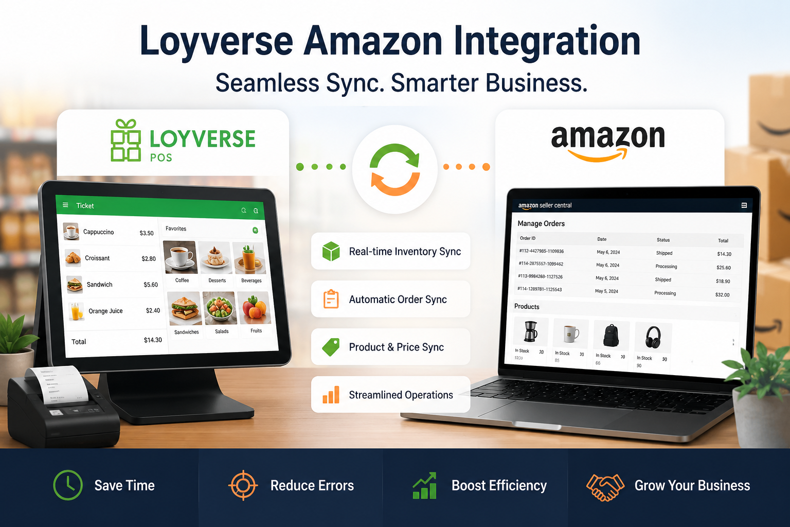 Loyverse Amazon Integration - Free Setup | SKUPlugs