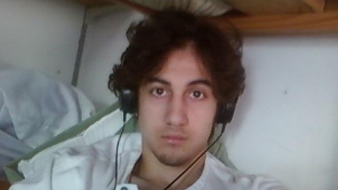 Dzhokhar Tsarnaev is pictured in this handout photo presented as evidence by the US Attorney's Office in Boston, Massachusetts on March 23, 2015. (Reuters / US Attorney's Office in Boston)