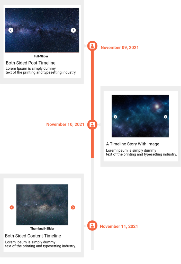 Each Block On Content-Timeline