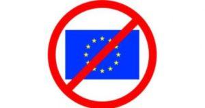 znak - zakaz UE