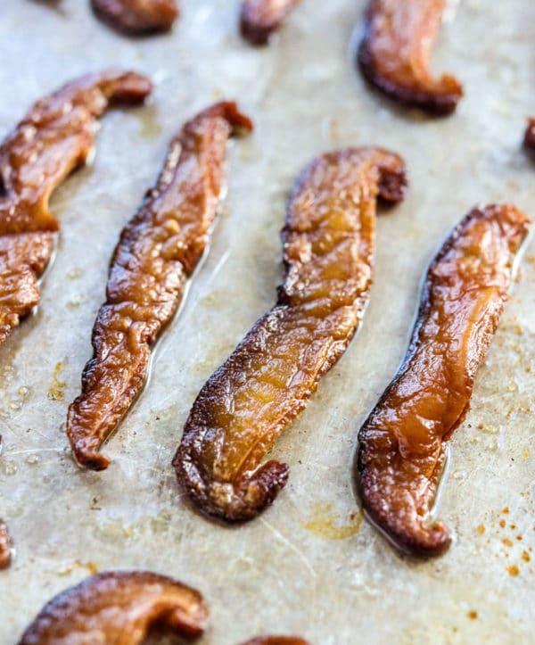 vegan mushroom bacon