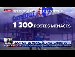 1 200 postes menacés chez Carrefour