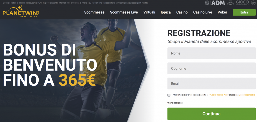 Bonus di casinò internazionale