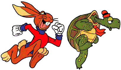 Tortoise and Hare: http://users.cwnet.com/xephyr/rich/dzone/hoozoo/toby.html