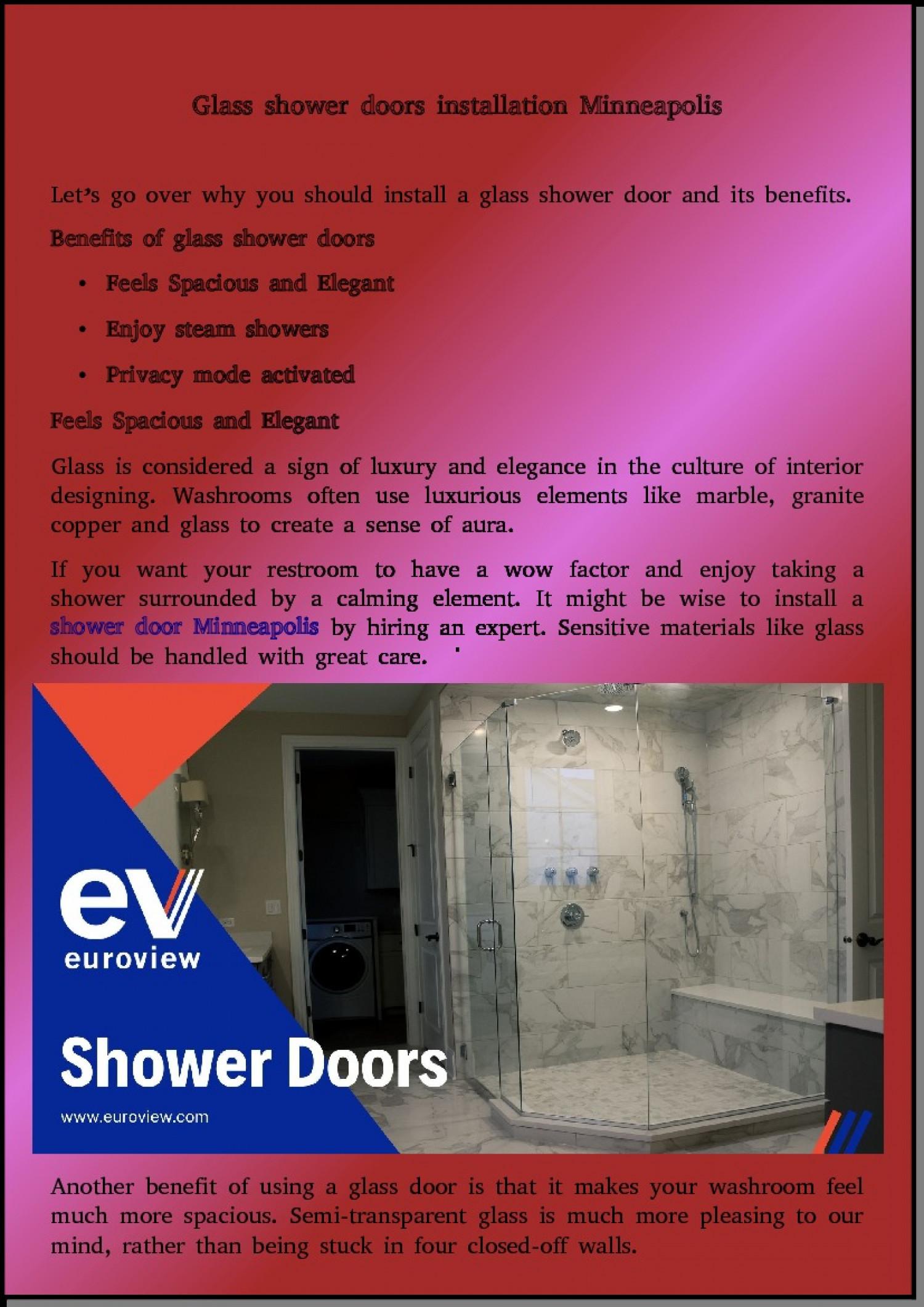 shower doors Minneapolis