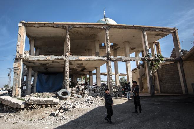 Al Qaeda-affiliated groups destroyed this Shiite shrine in the Syrian city of Deir Ezzor.
