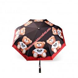 Moschino Toy Bears Womens Mini Umbrella Black