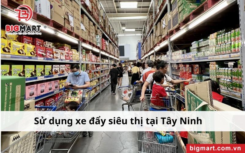 ứng dụng xe đẩy siêu thị tại Tây Ninh