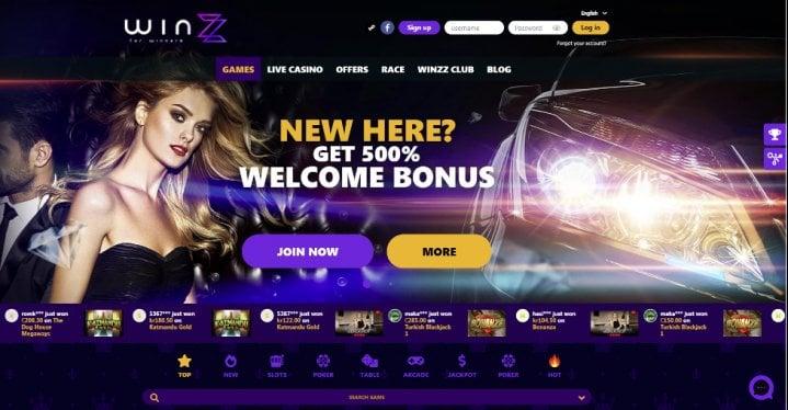 Wie man den 500% Willkommensbonus bei Winzz Casino nutzt