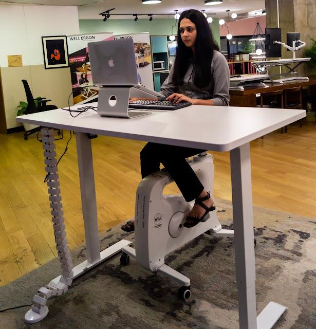 Under desk bike