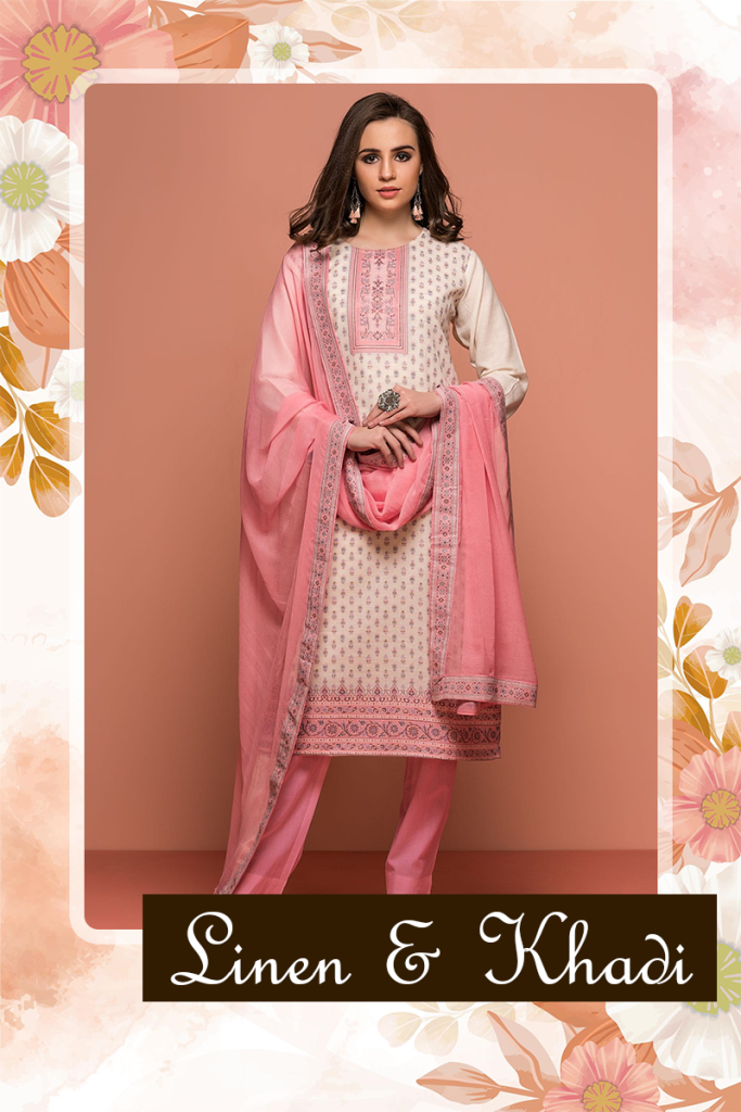 linen & khadi salwar suits