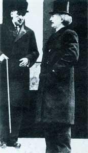 Roman Dmowski i Ignacy Paderewski w Paryzu
