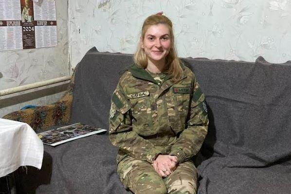 When Viktoria tried to enlist in 2022, she had to persuade the recruitment officers to let her join up, despite having already served in Donbas